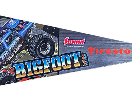 1 2 PRICE SALE - BIGFOOT Felt Pennant (wheelie slate) on Sale