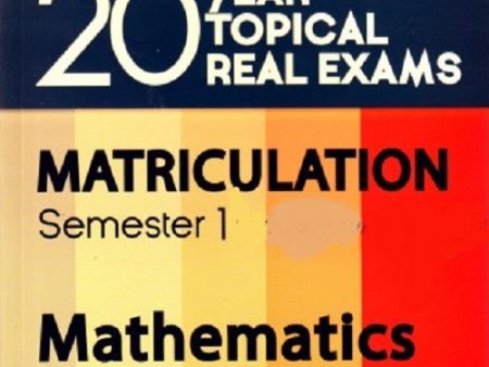 20 YEAR TOPICAL REAL EXAMS MATRICULATION MATHEMATICS SCIENCE Online now