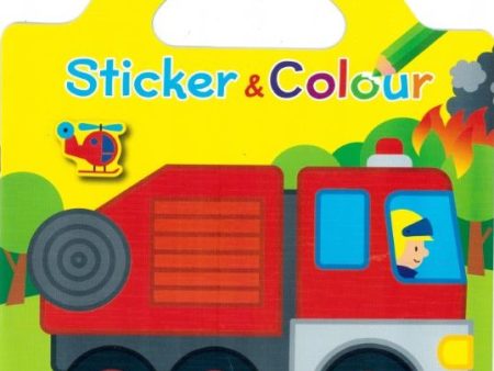 Things That Go Sticker & Colour: Trucks And Diggers For Sale