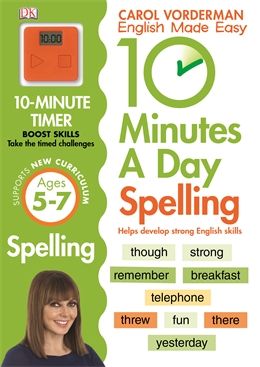 10 Minutes A Day Spelling Ages 5-7 (Includes Funky Orange Timer) Supply